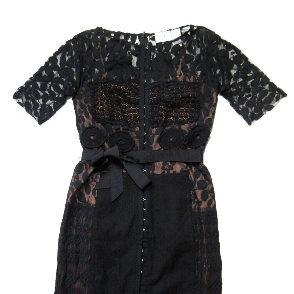 NWT Anthropologie Beguile by Byron Lars Carissima Sheath in Black Dress 2 - Image 3