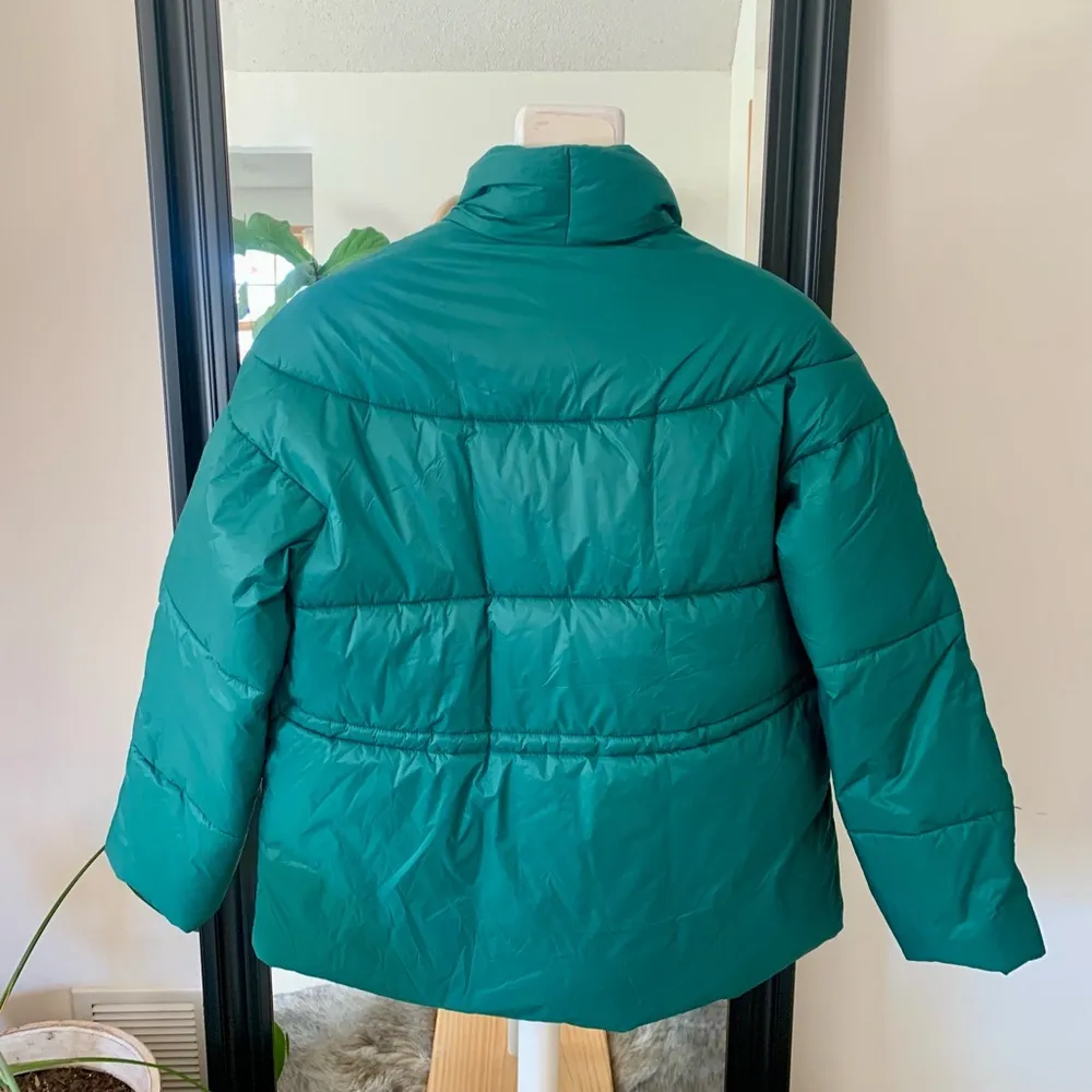 J.Crew Teal Signature Puffer Coat - Image 5