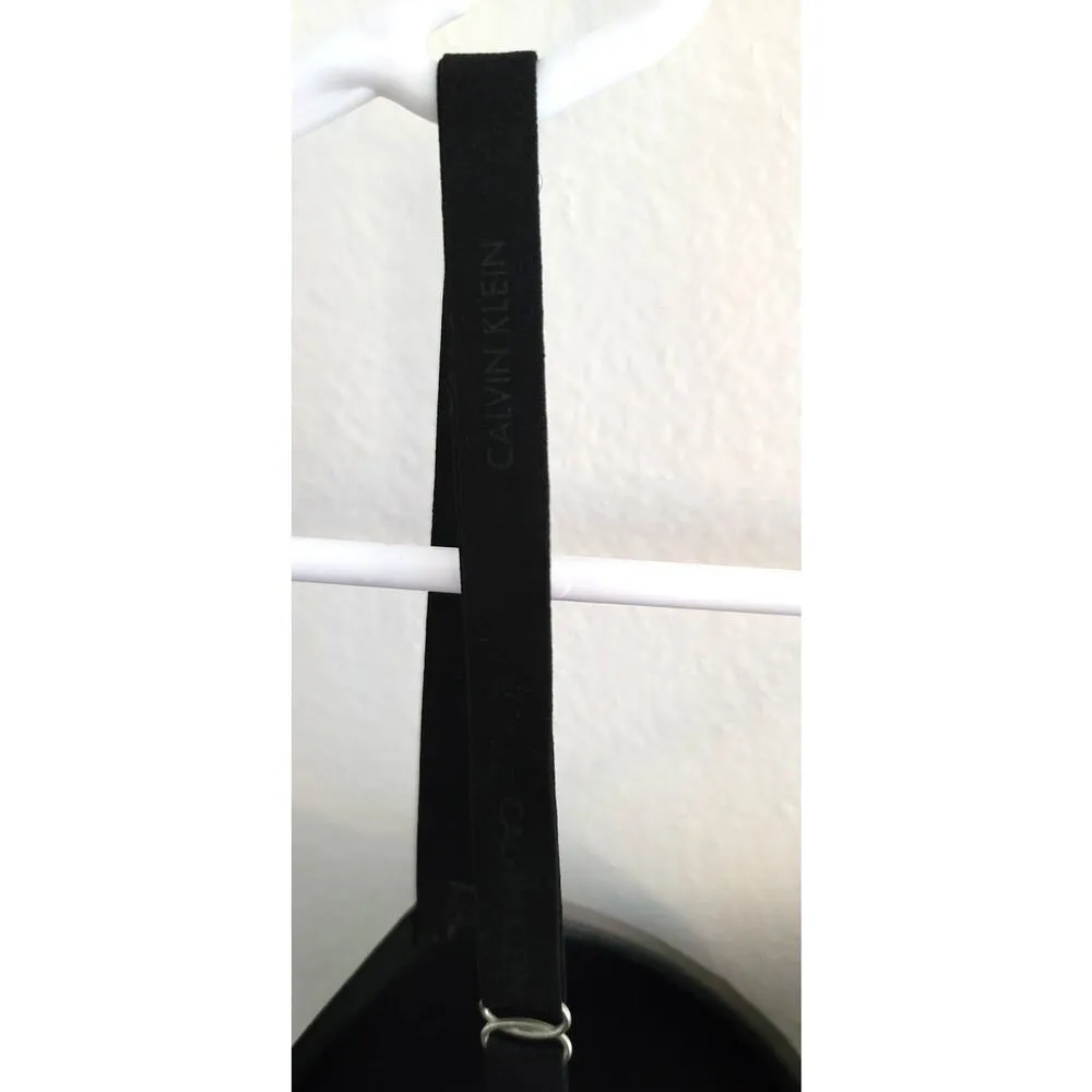 Calvin Klein F3318 Naked Glamour Push-Up Bra With Lace Black 34D - Image 8