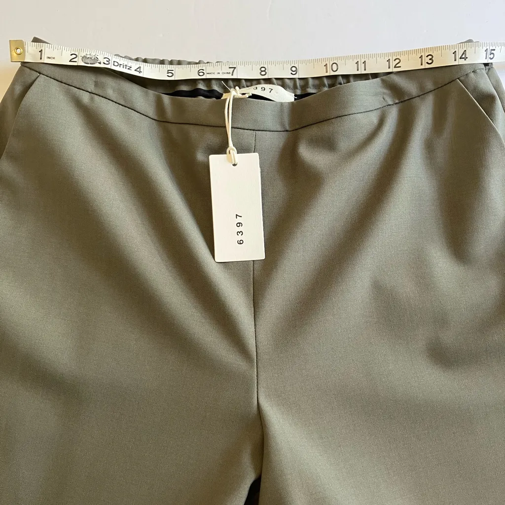 6397 Wool Pull On Pants Size L NWT Gray Size L - Image 9