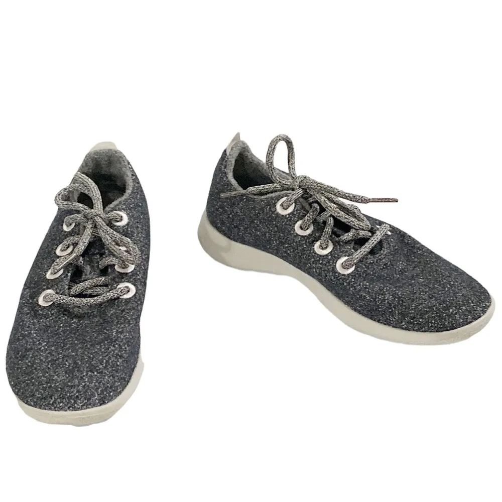 Allbirds women’s wool runners in natural grey with light grey sole size 7 - Image 33
