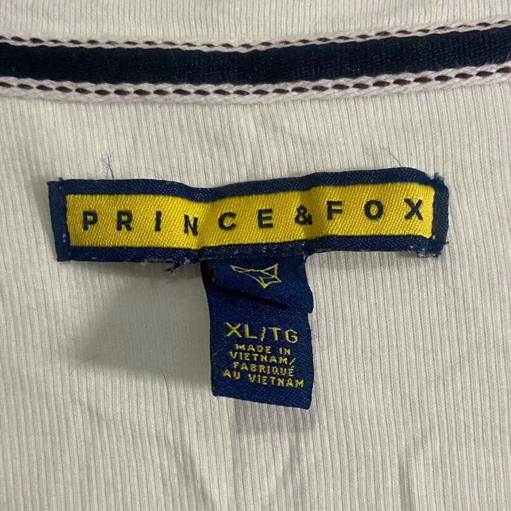 Prince & Fox Women's White Long Sleeve Tee Size XL - Image 2