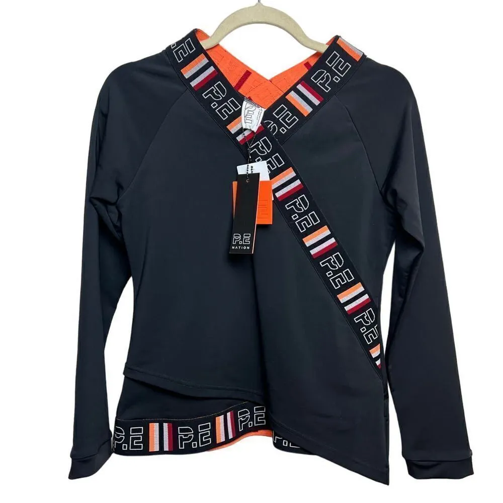 P.E. Nation Air Swing Top NWT Sz. L Black Size L - Image 2