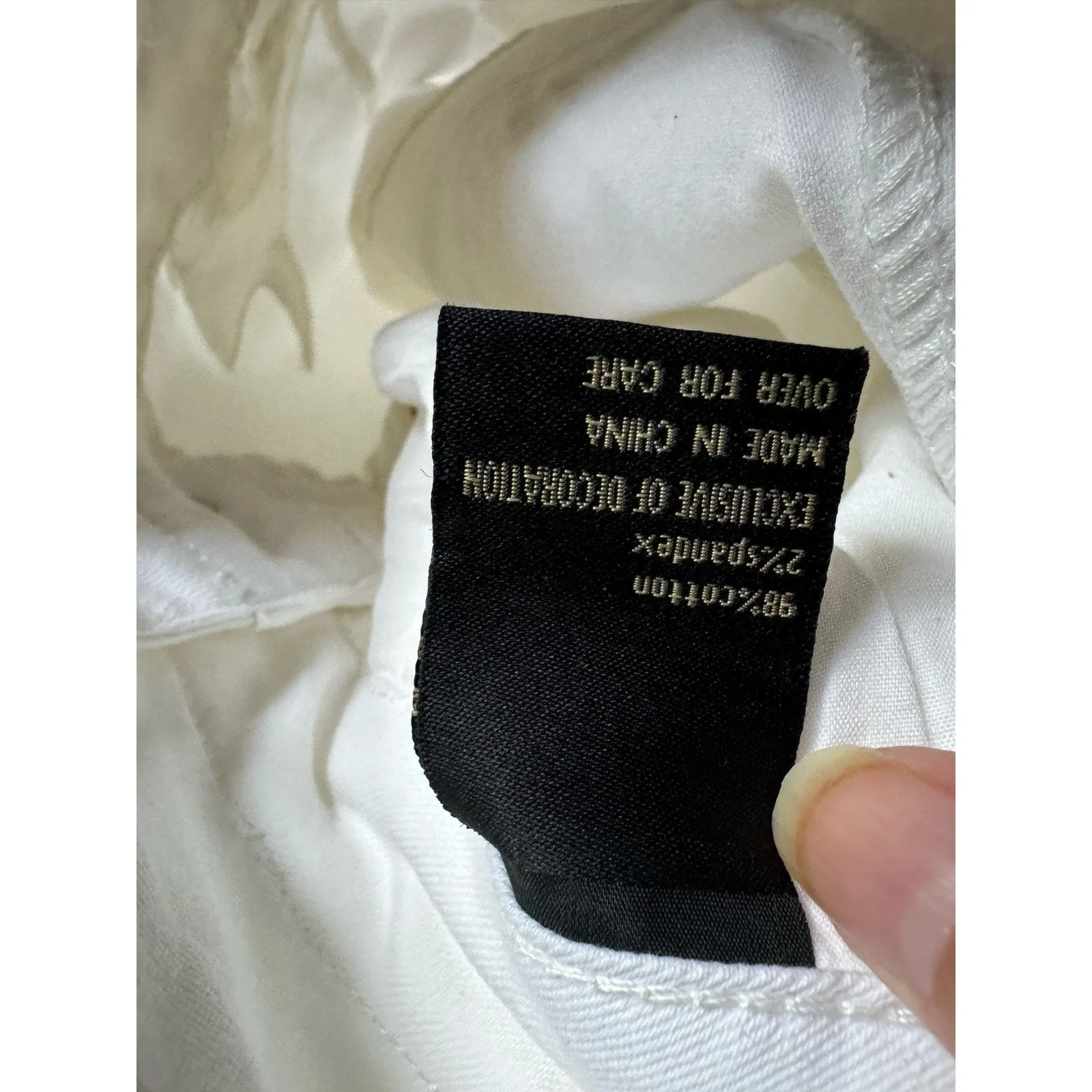 Suzanne Betro Womens Jeans‎ Sz 10 White Skinny NEW High Waist - Image 9