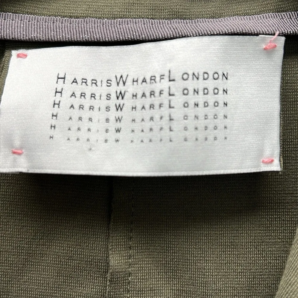 Harris Wharf London Olive Stretch Blazer‎ Green Size undefined - Image 2
