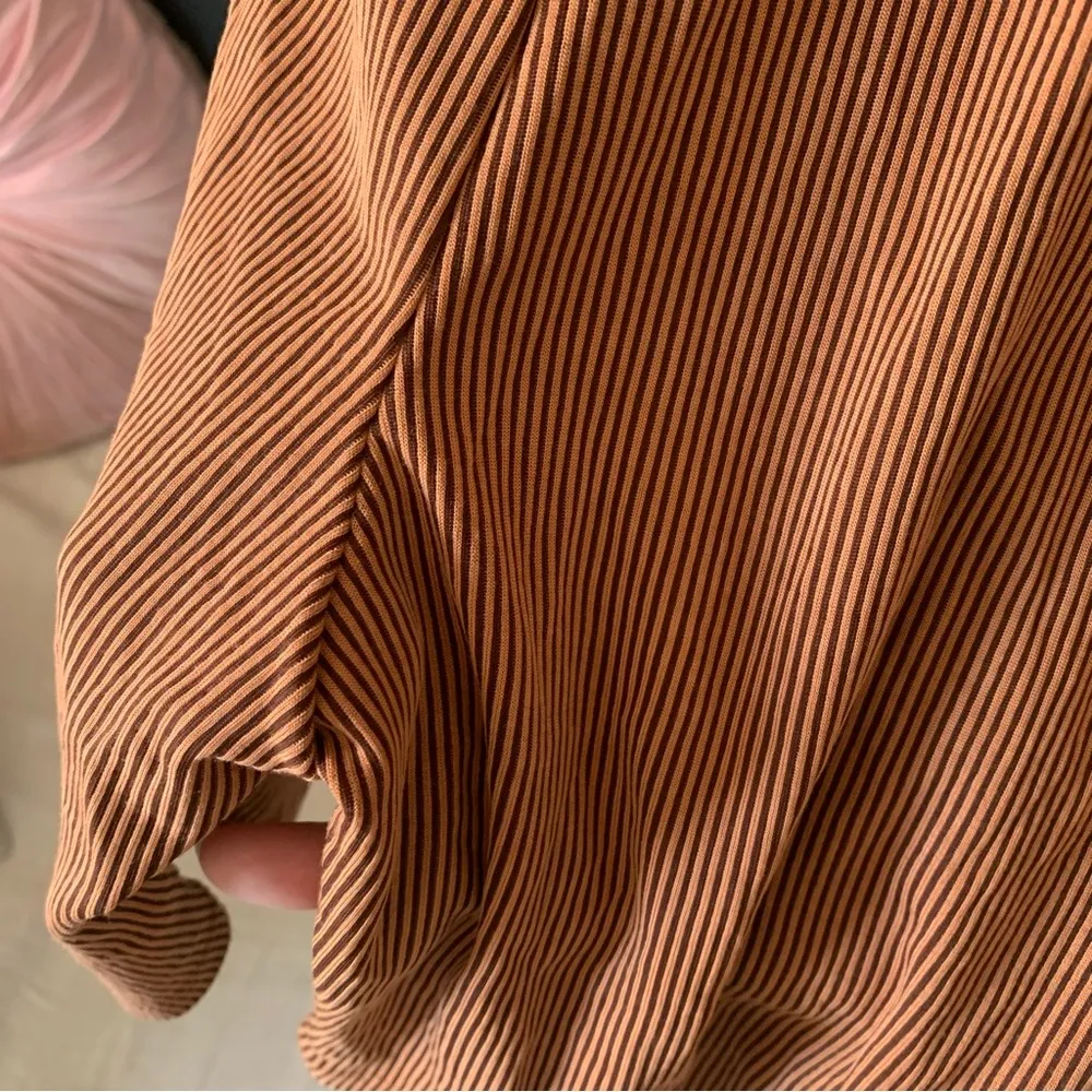 michael costello x revolve myla tan stripe bodysuit/romper - Image 8