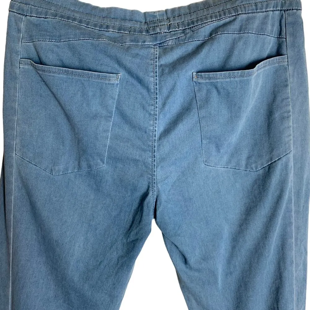 Joe's Jean Draw String Light Wash Women's Joggers Size 26 - Image 5