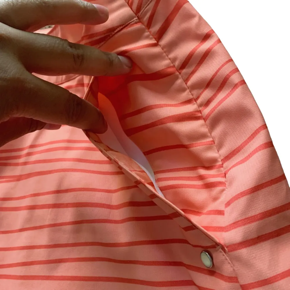 Pink Orange Stripe Golf Skirt Activewear Size 8 Women - Image 3