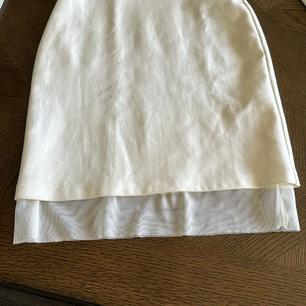 ISRAELLA KOBLA Mutu Long Sleeve Mesh Accent Sweater Dress, Size X - Image 10