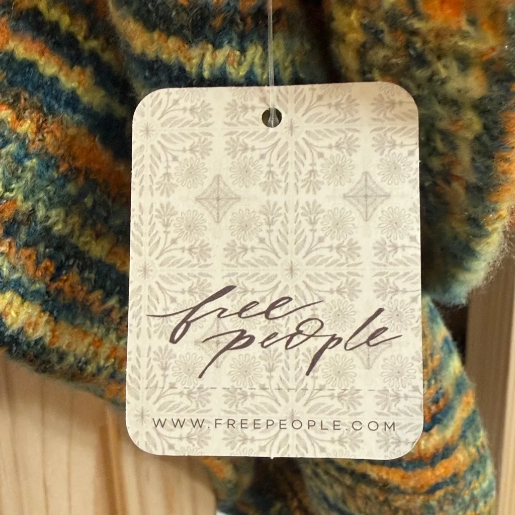 NWT - Free People - spacedye balaclava in turquoise multi - Image 7