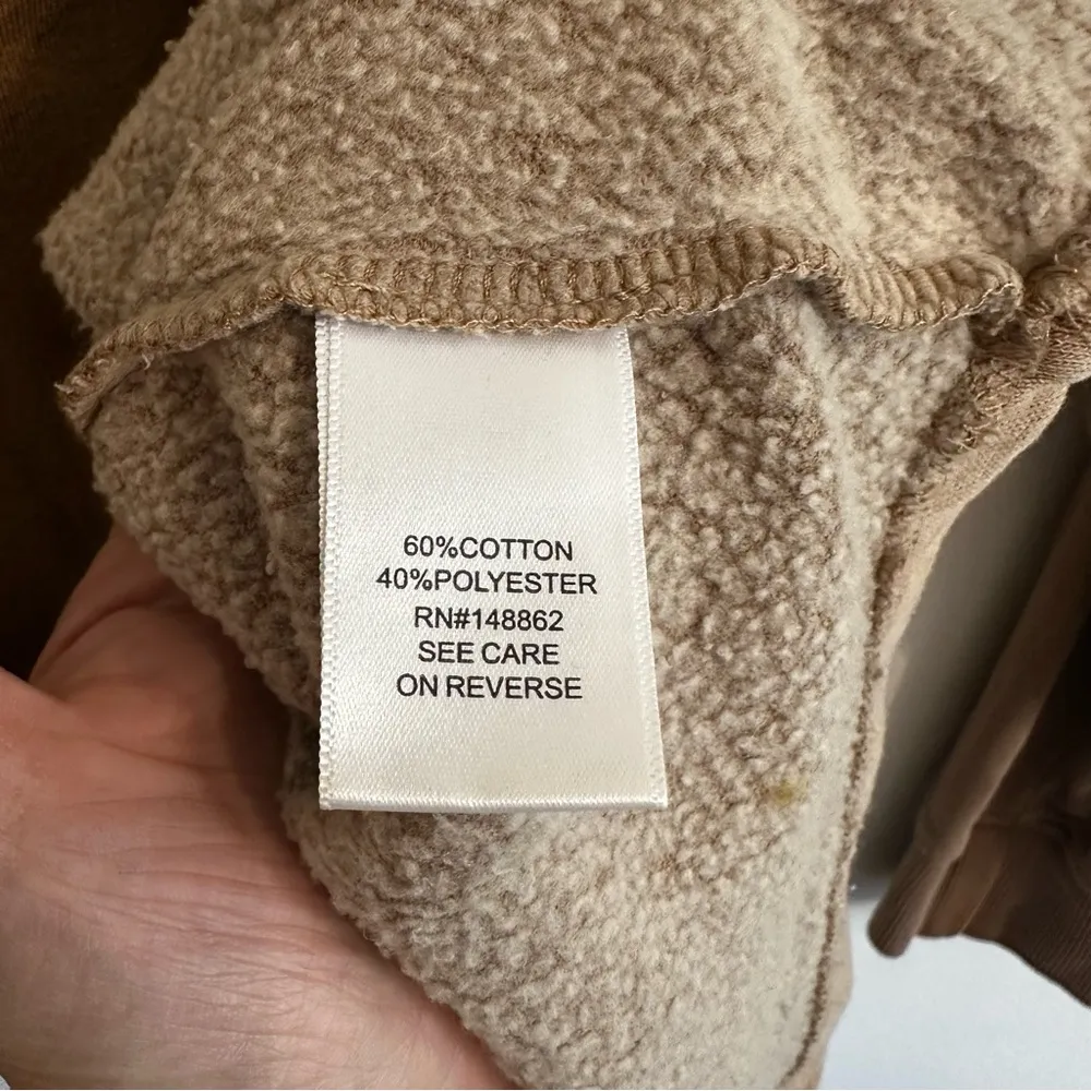 TORRID Cozy Fleece Henley Sweatshirt Women's size 2 (2X, 18-20), tobacco brown - Image 7