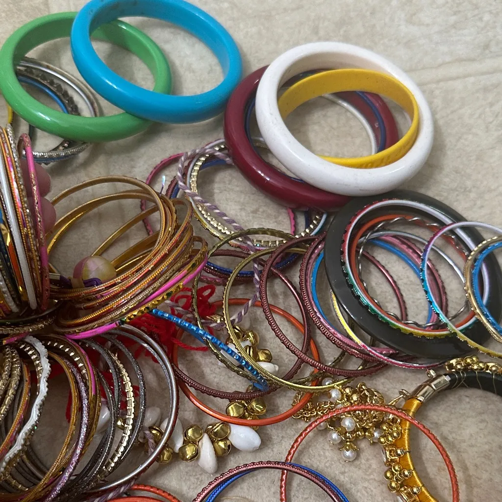Colorful Bangle and Bracelet lot Set - Image 6
