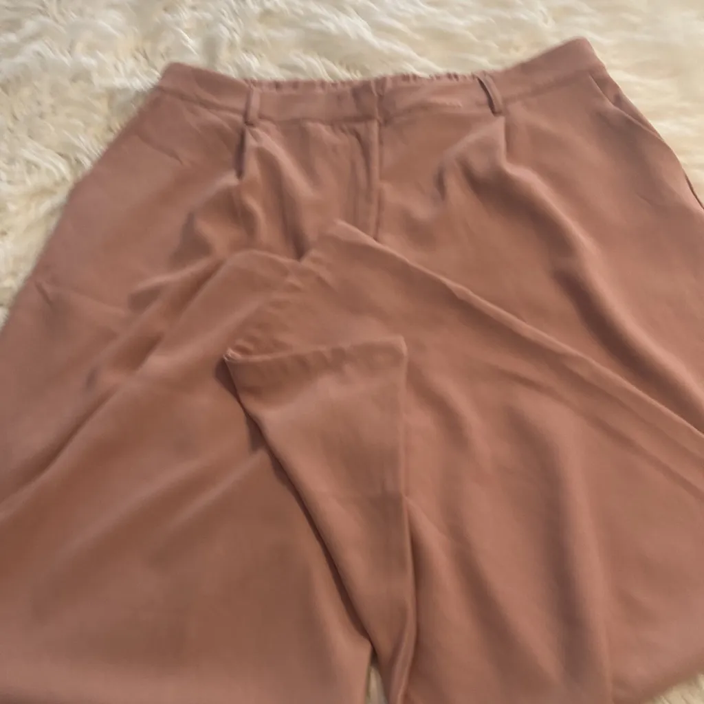 Pretty Garden Chic Stylish Pink Wide-Leg Pants size XXL brand new inseam 28” - Image 9