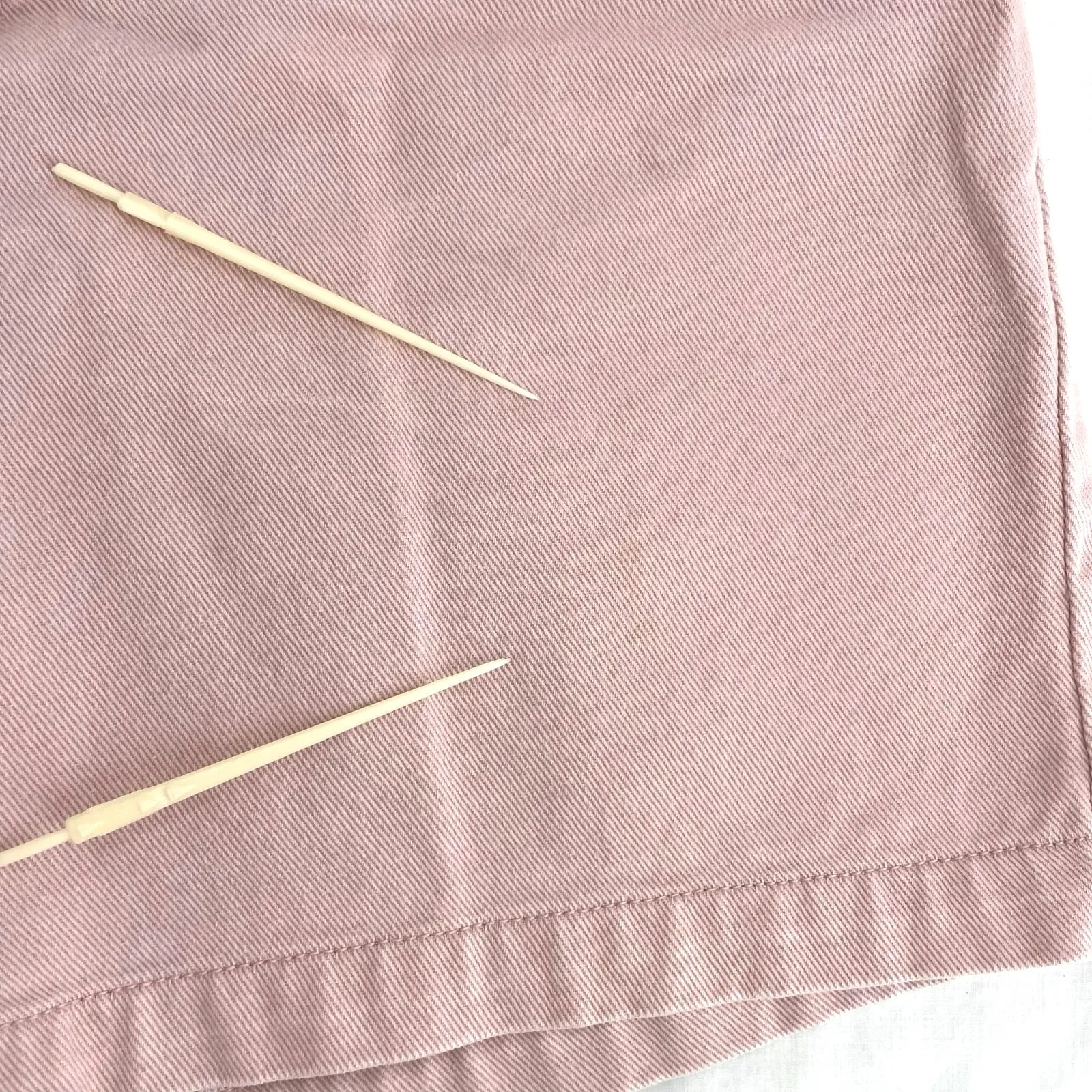 Vintage 90s Powder Pink Pastel High Rise Denim Shorts Retro Mom Jeans Size 12 - Image 10