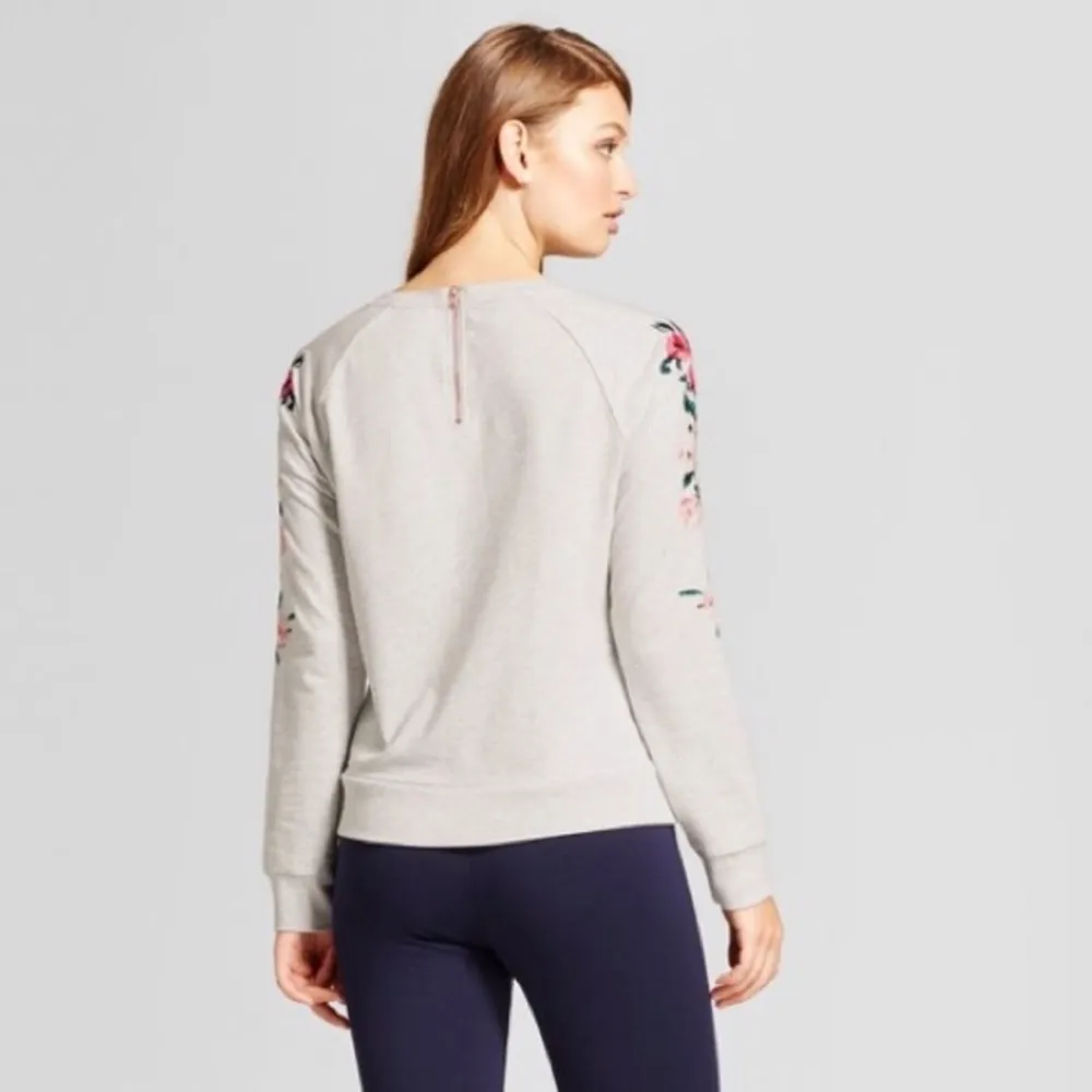 A New Day Floral Embroidered Sweatshirt - Image 2