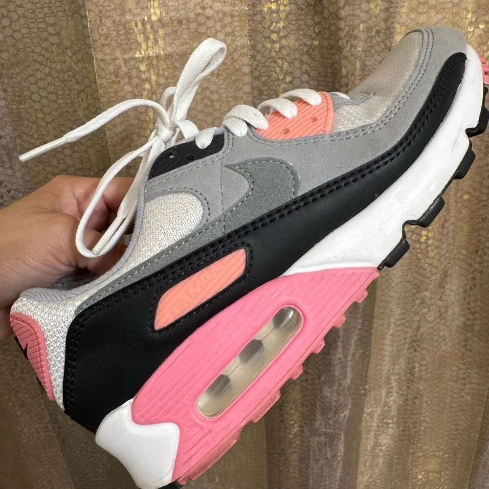 Nike Air Max 90 Women's Size 8 Recraft Rose Pink Retro Low Sneakers - Image 7