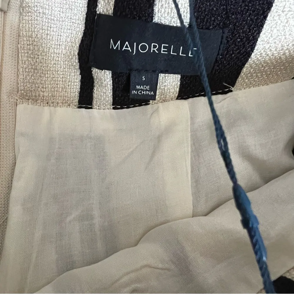 MAJORELLE Carisma Pant in Black Stripe Waist Tie NWT Size Small - Image 6