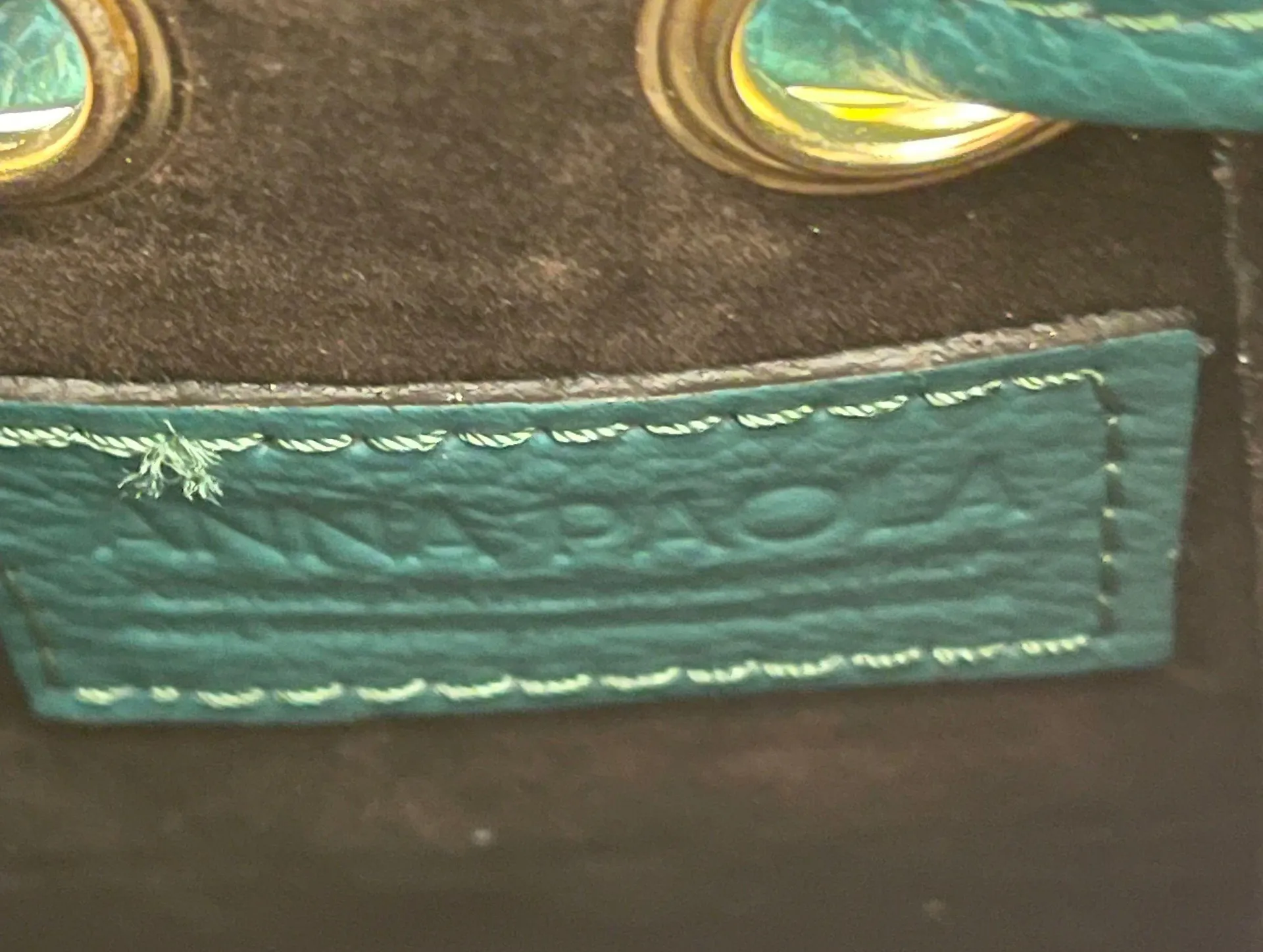 convertible bucket crossbody bag dark green - Image 7