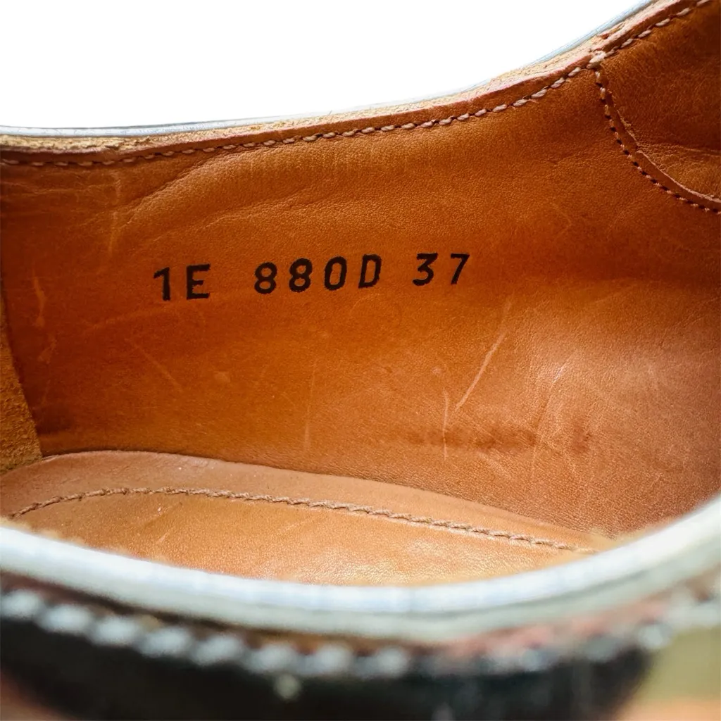 Prada Vintage Y2K Leather Oxfords EUC - Image 5