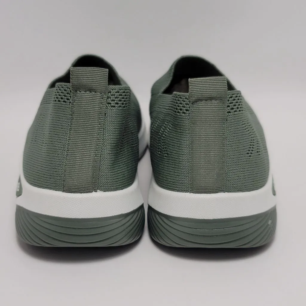 Women's Breathable Mesh Slip On Sneakers Comfortable Lightweight Walking Shoes Green Size 9 - Image 5