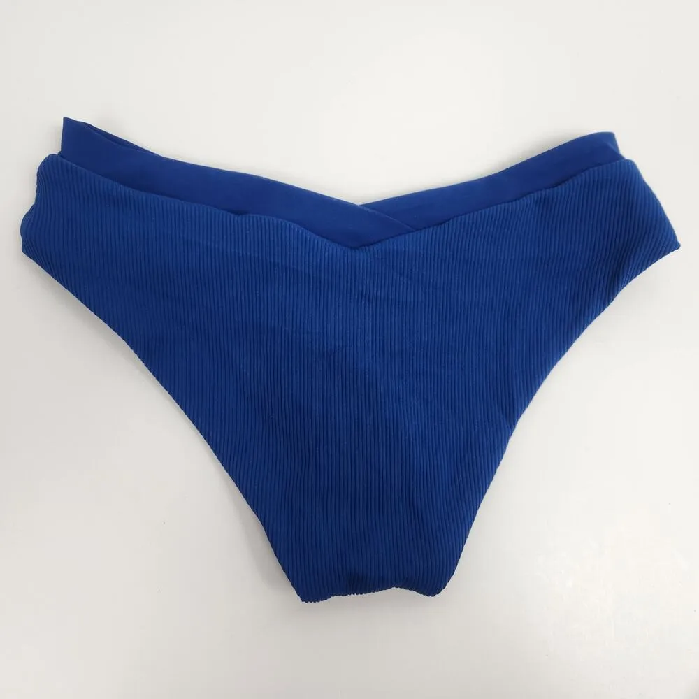 L*Space Pratt Bikini Bottom Size XS Indigo Blue NWT - Image 2
