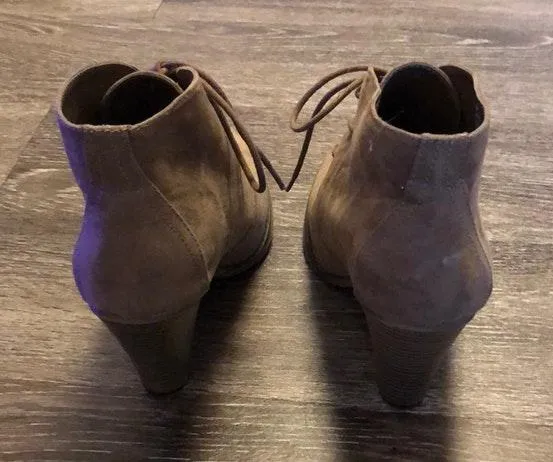 Chunky Heel Booties SZ 10 - Image 3