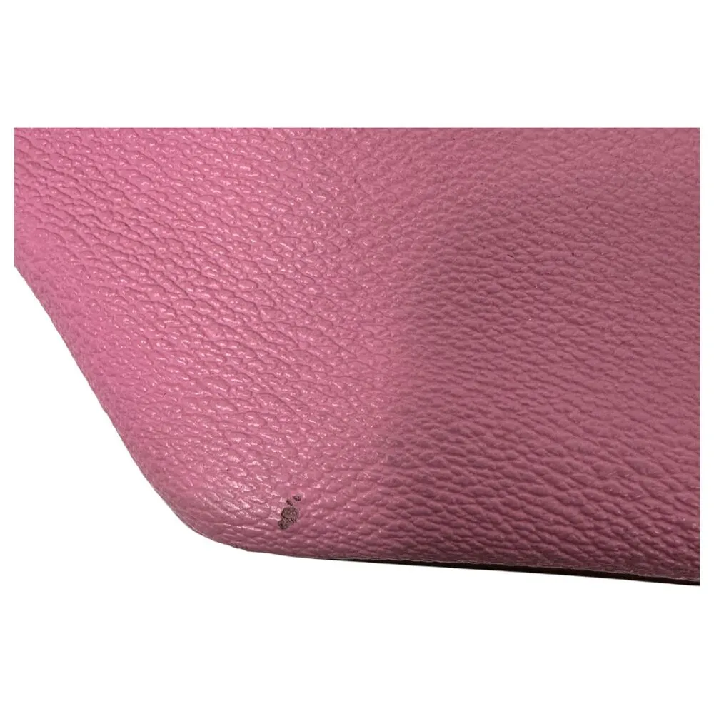 Dooney & Bourke Barbie Pink Pebbled Leather Crossbody Top Handle Satchel Purse - Image 2