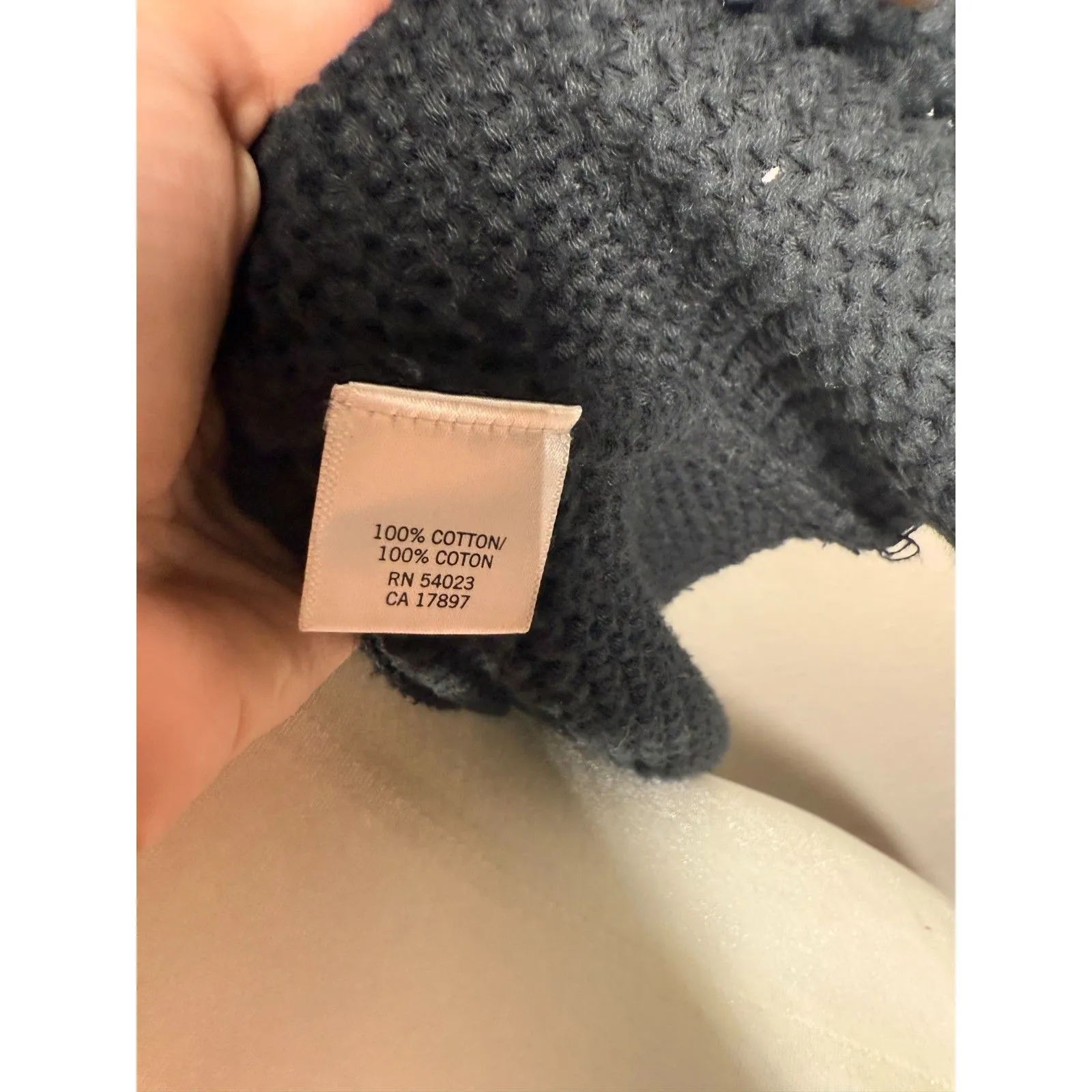 Y2k Banana Republic Black Knit Cardigan Womens Sz S 2000s Grunge Short Sleeve - Image 6