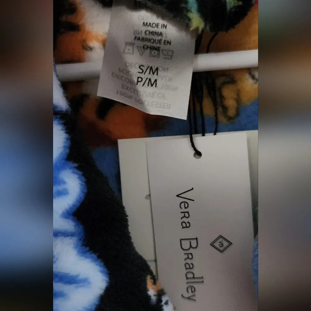 NWT Vera Bradley Hooded Fleece Robe in Disney Classics on the Green S/M - Image 8