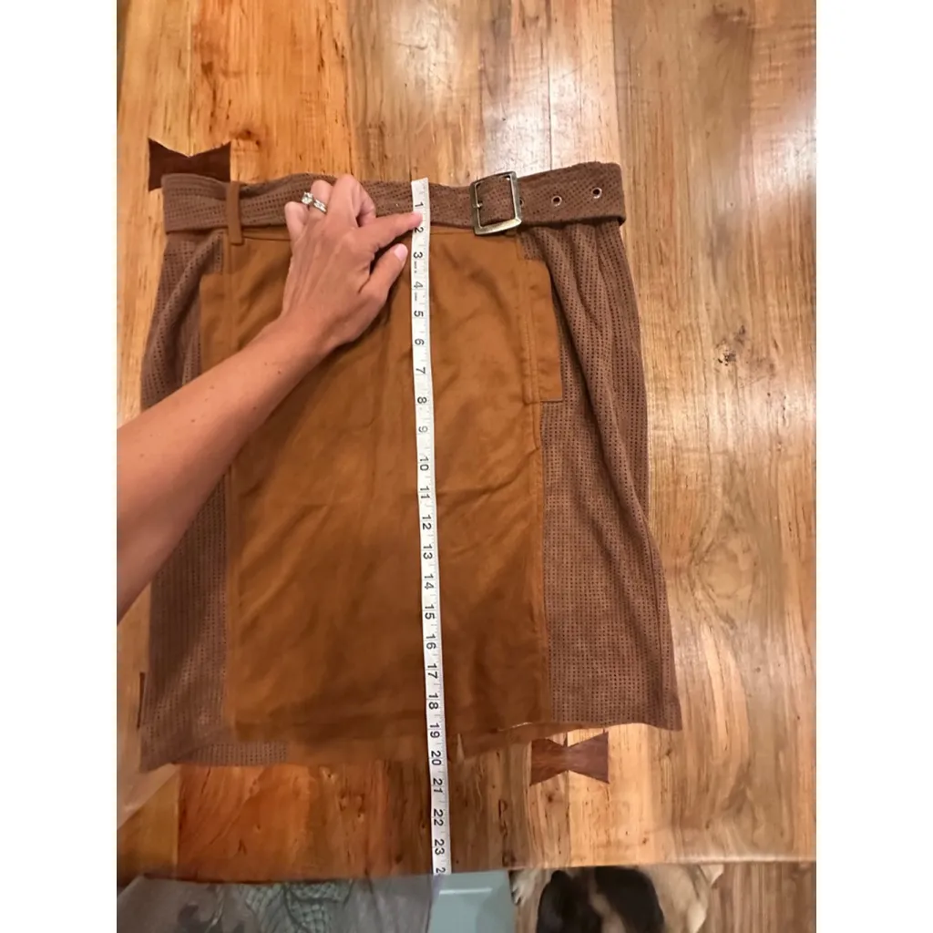 Greylin Skirt Women's Size Large Brown Tan - Image 10