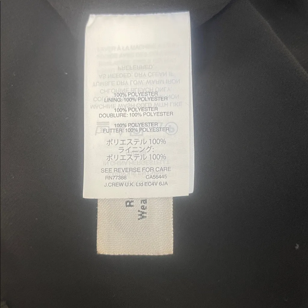 J. Crew Classic Black velvet onesie. - Image 13