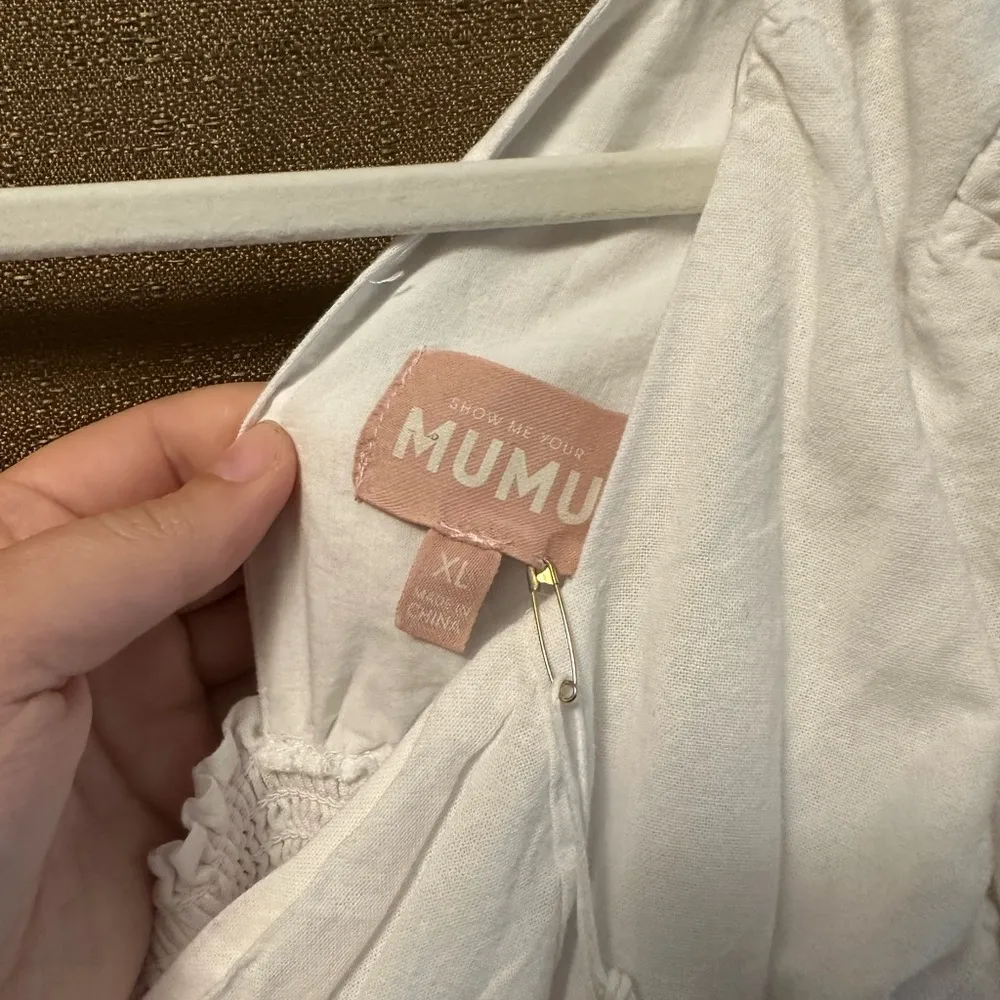 NWT Show Me Your Mumu Mandi Mini Dress White Size XL - Image 6