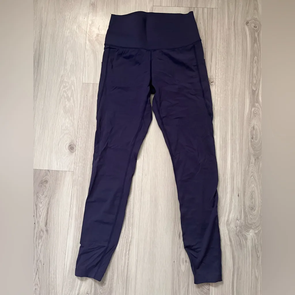 Baleaf Women's Navy High-Waisted Leggings‎ - Image 4