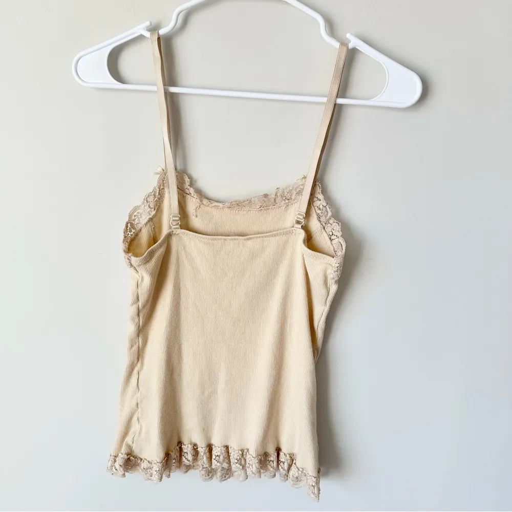 Y2K Personal Identity Lace Trim Cami Size undefined - Image 3