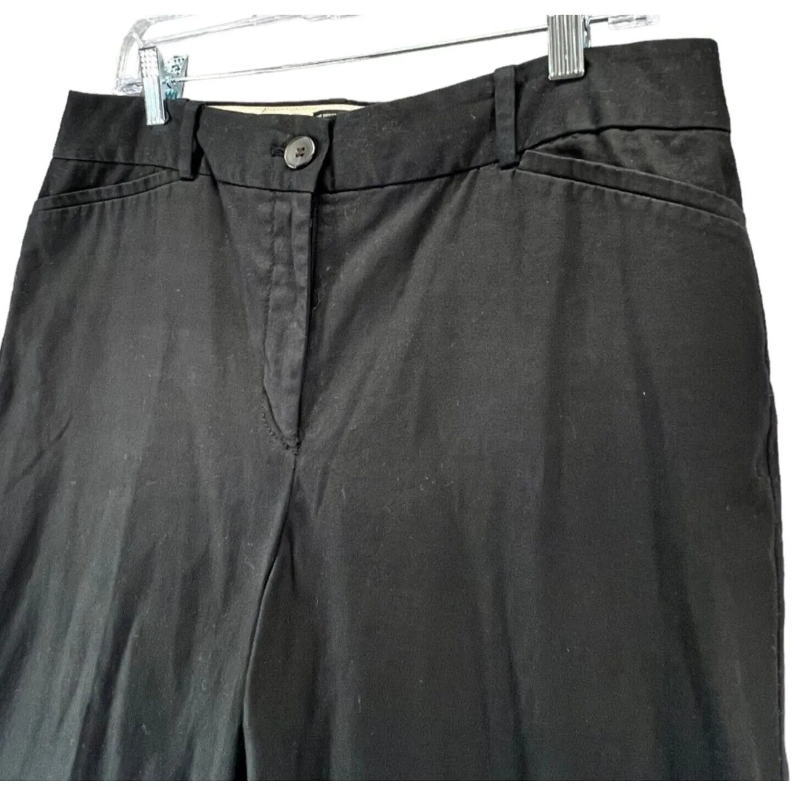 Talbots Pants Womens 10 The Perfect Crop Stretch Spandex Cropped Comfort Capri - Image 2