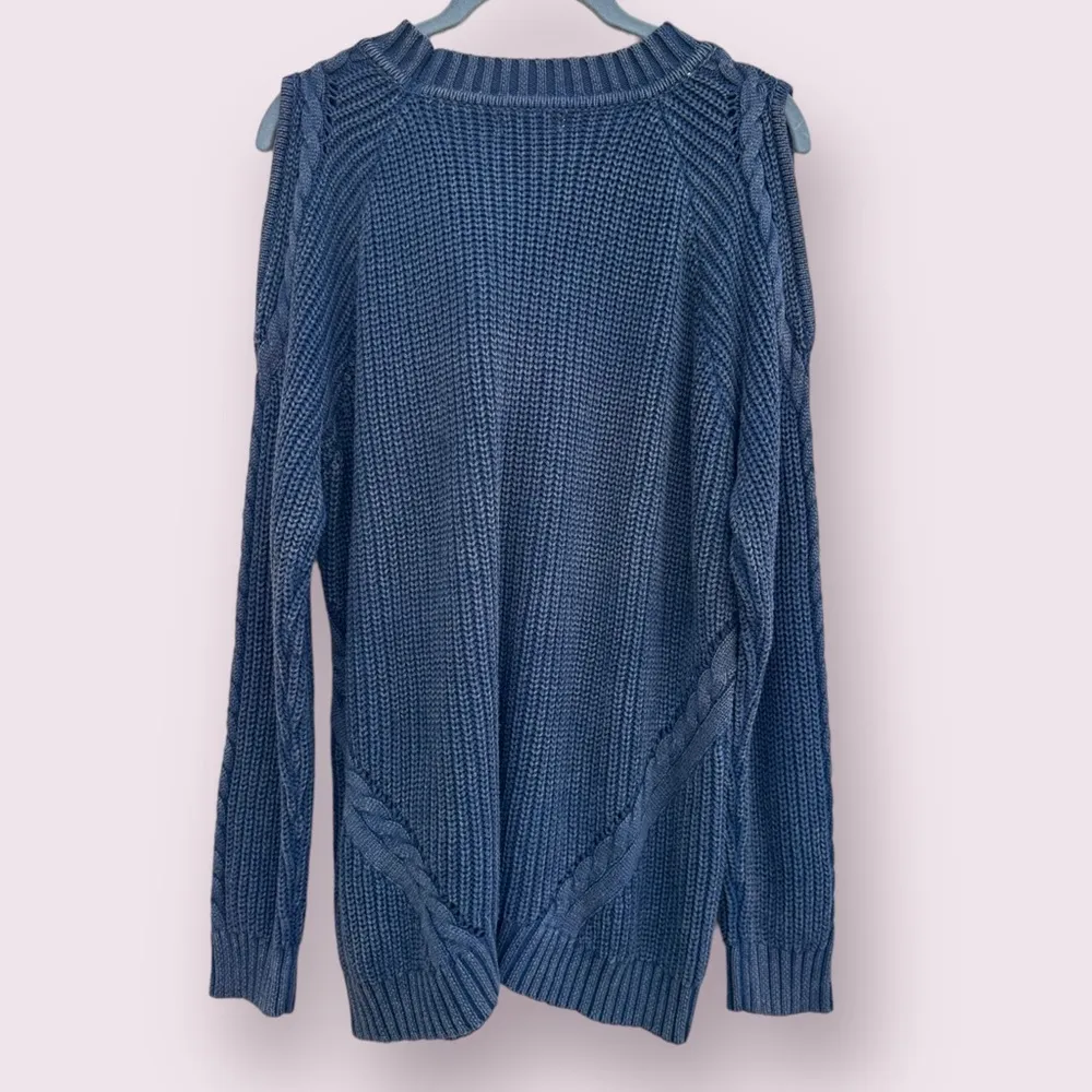 3/$20 Umgee Cold-shoulder Knit Sweater - Image 8