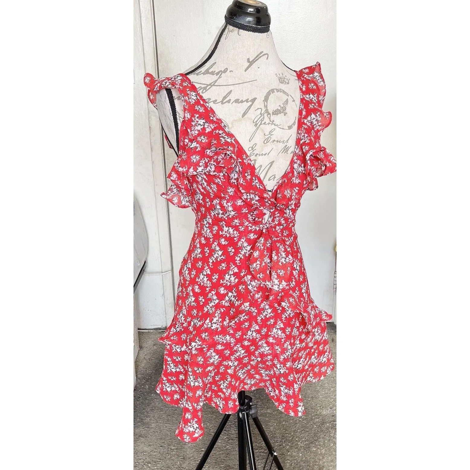 Gab Kate Dress Sz Medium Mini Floral Boho Chic Festival Coastalcowgirl Feminine - Image 8