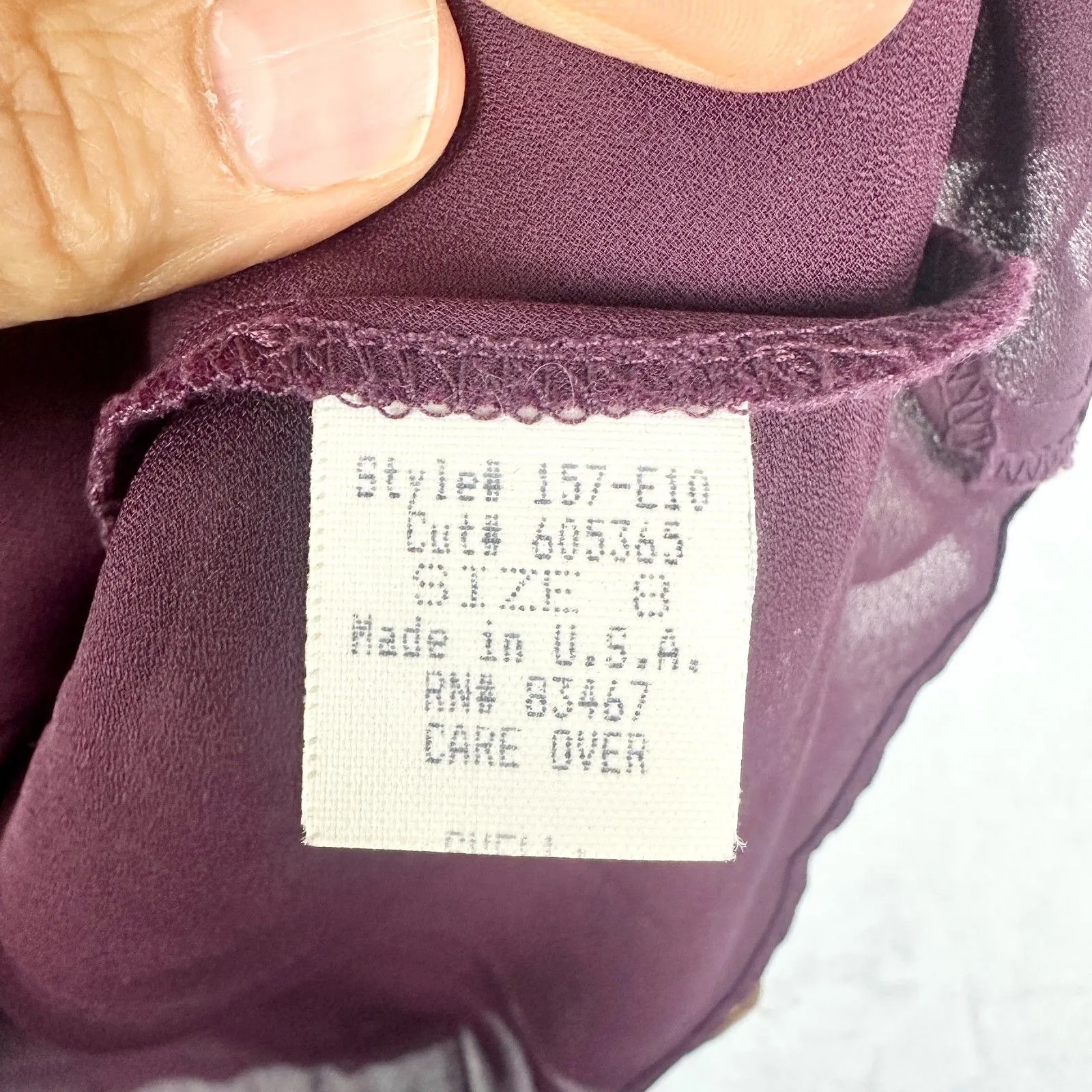 Vintage Mica Silk Floral Midi Dress Size 8 Fairy Whimsigoth Y2K 90s V - Image 8