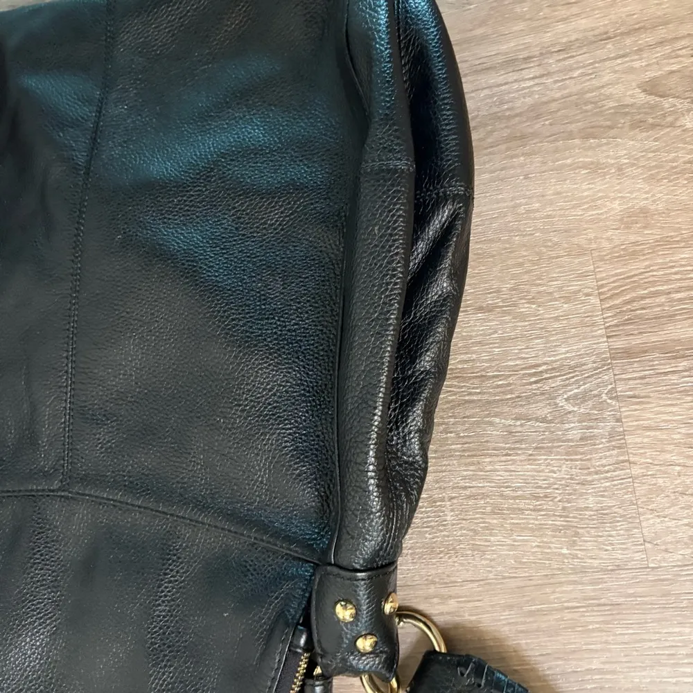 Onna Ehrlich Rachel Hobo Purse New Pebble Black Large Tassel Handbag - Image 6