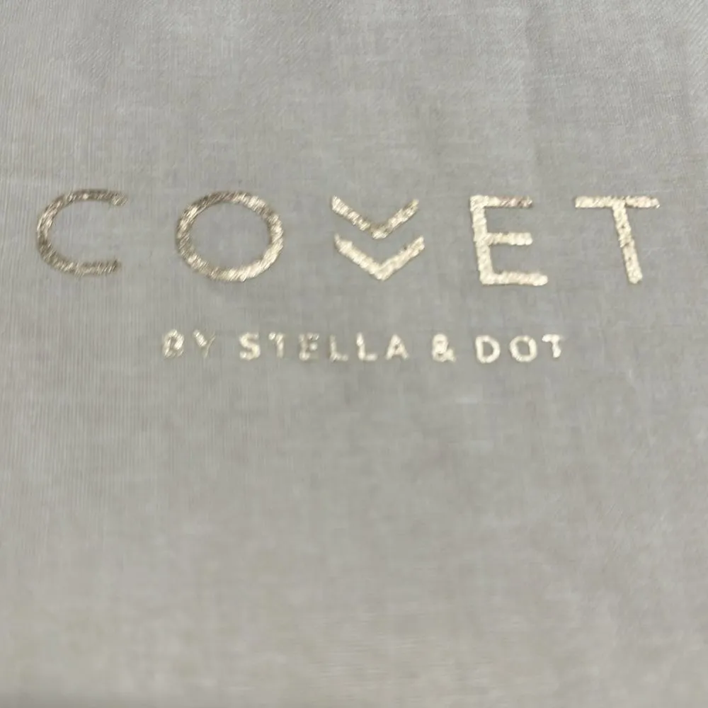 Stella & Dot COVET Highline leather suede mini crossbody purse black EUC ($159) - Image 5