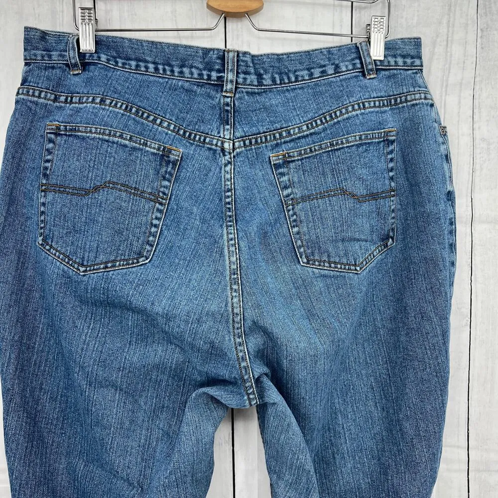 Caslon (16W) Womens Medium Wash Slim Leg Hig Rise Jeans - Image 4