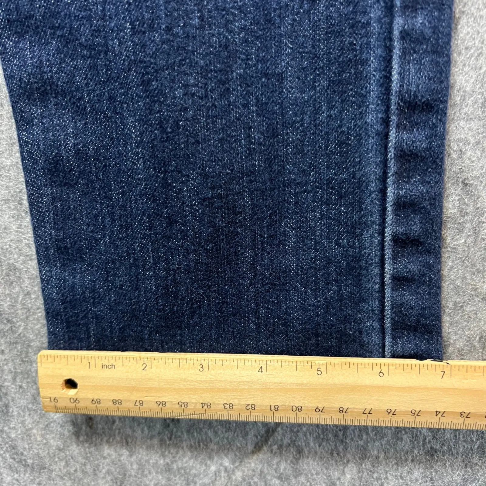 Vintage Y2K Ezekiel Denim Jeans Rolling Stone Rocker Fit Dark Wash 30 Low‎ Rise Blue - Image 5