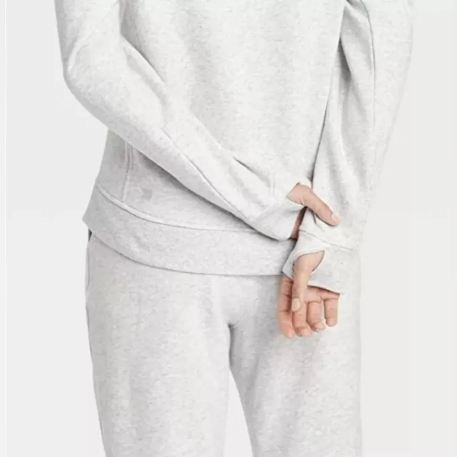 2-Piece All in Motion Fleece Joggers + Full Zip Hoodie Sweatshirt, NEW, Size S - Image 11