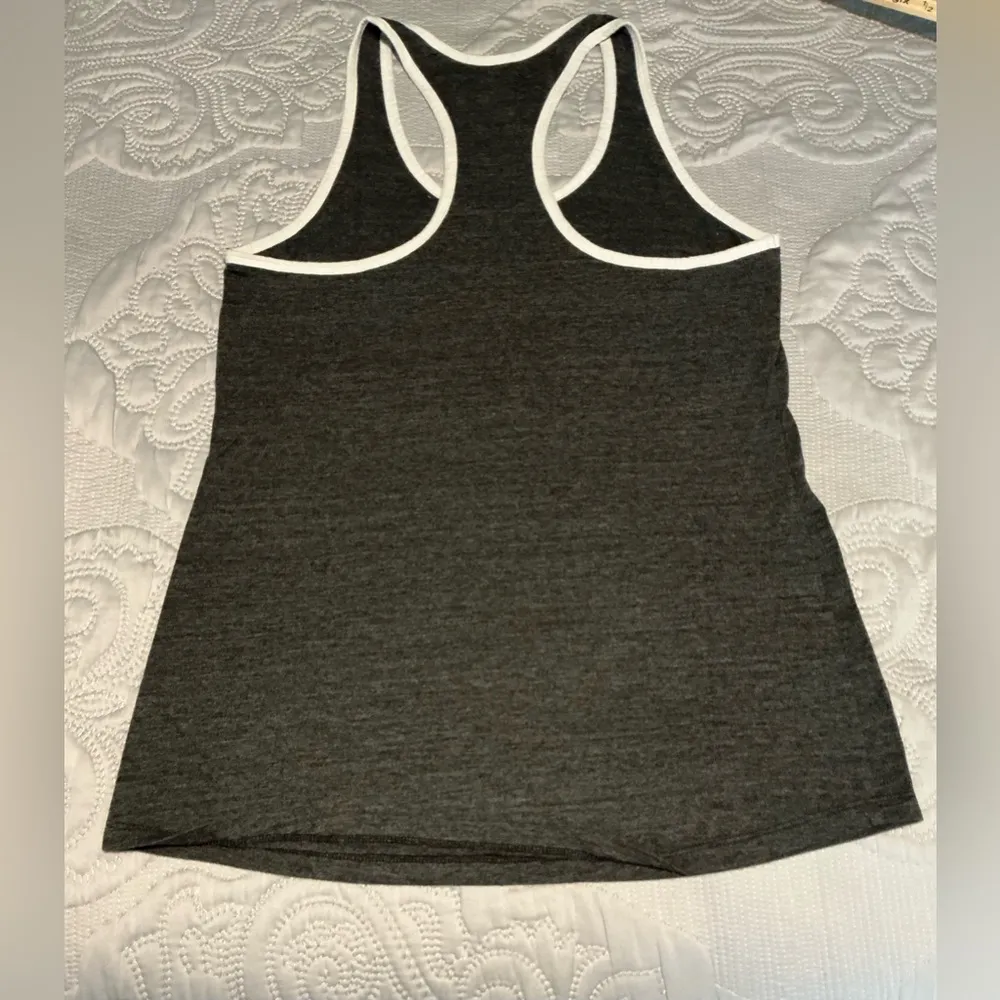 The North Face Black Graphic Fitted Tank Top - Image 2