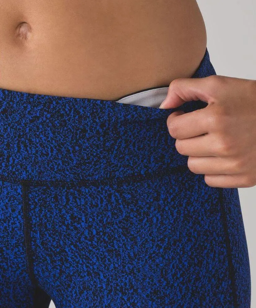 Lululemon On Track Tight Circuit Cerulean Blue Black / Black Size 2 - Image 6