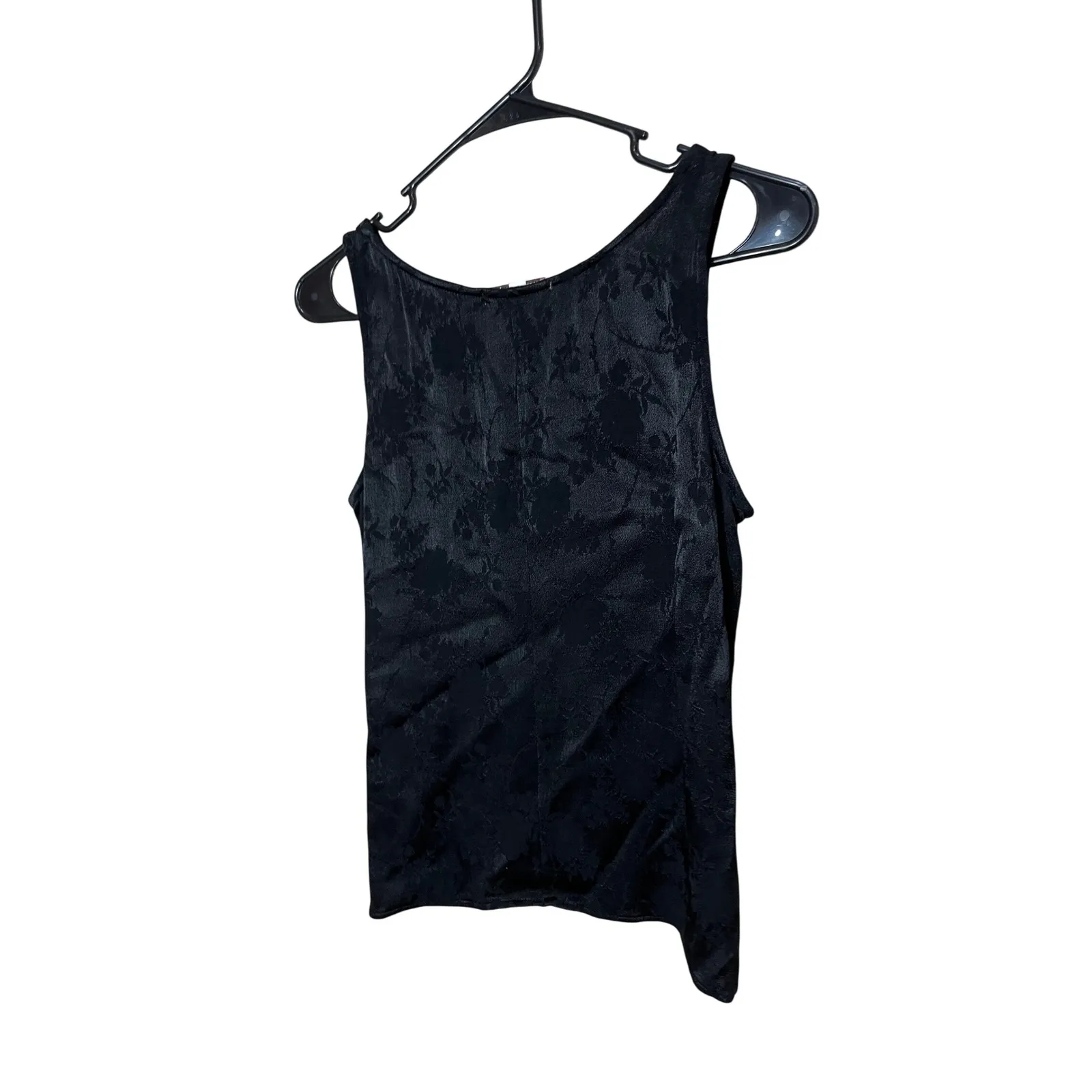 Vintage Spencer Alexis Petites Black Floral Jacquard Tank Top Maxi Skirt Set 14P - Image 11