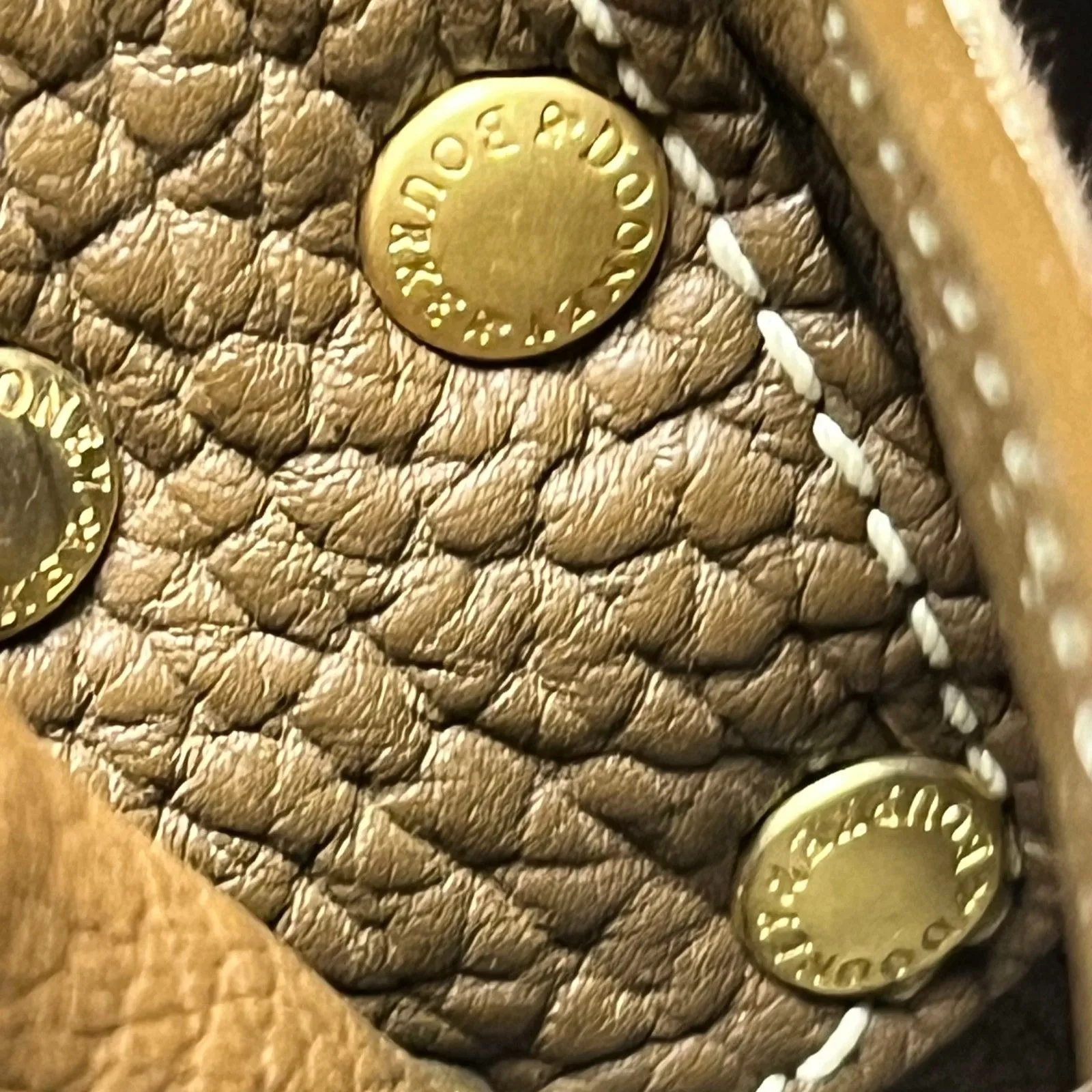 Vintage Y2K Dooney & Bourke Brown & Tan Signature Logo Canvas & Leather Hobo Bag - Image 10