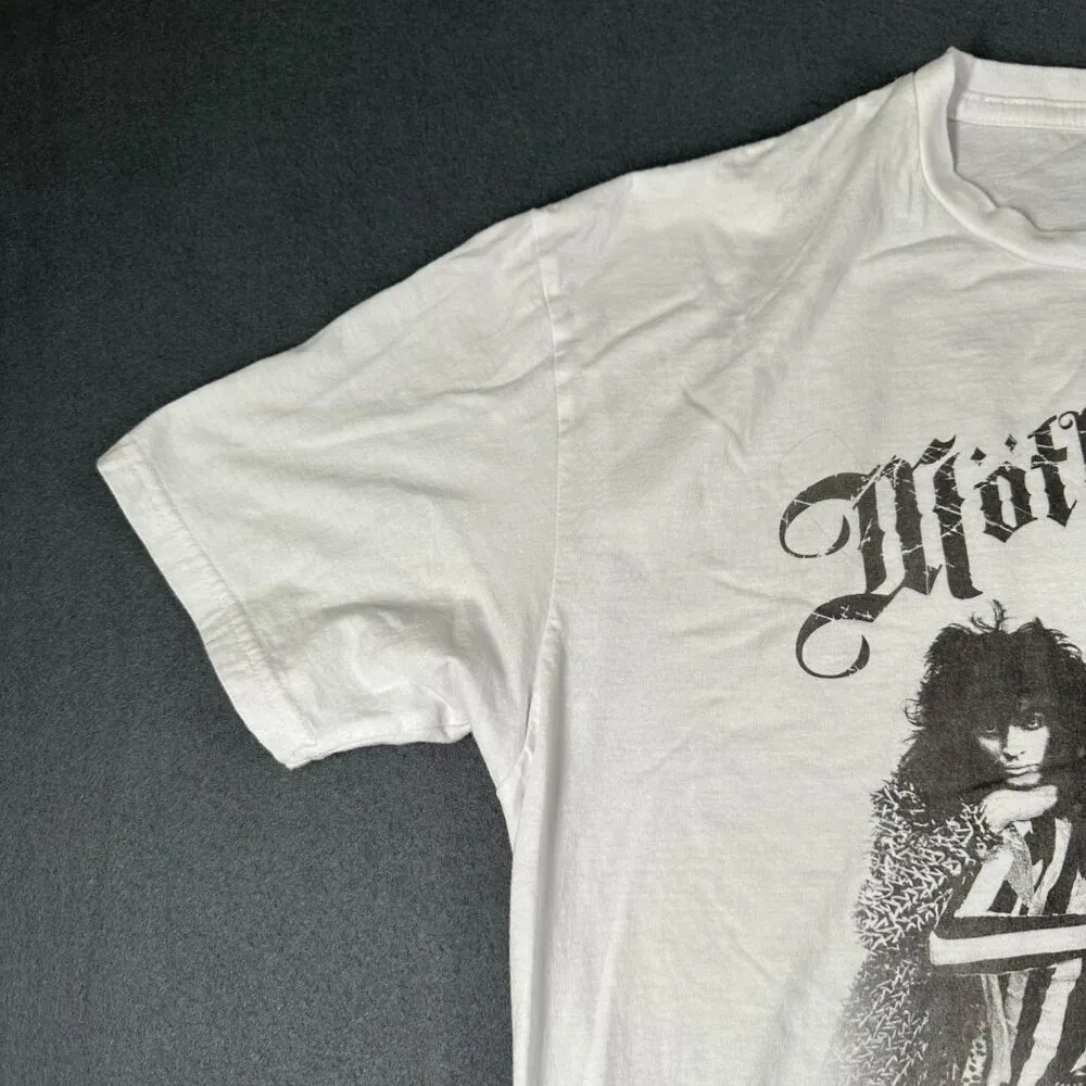 Motley Crue L American Classics White Short Sleeve Crew Neck Graphic Tee T - Image 6