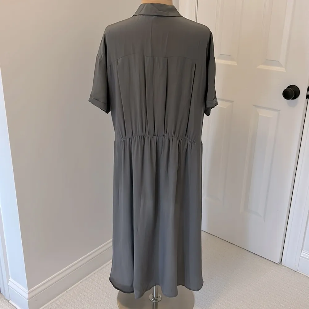 Eileen Fisher Silk Crepe De Chine Tunic Dress - Image 3