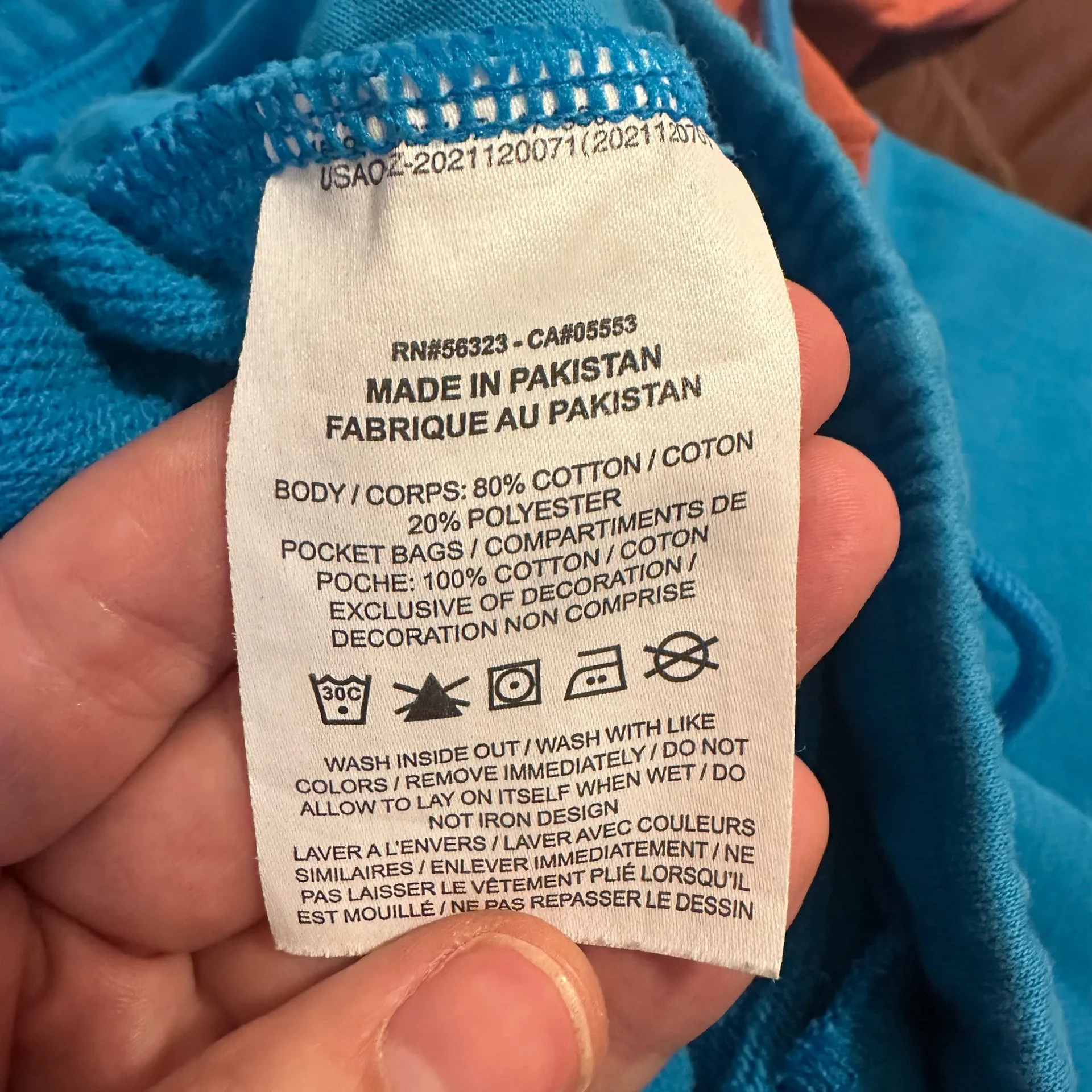 Nike Blue Sweatpants Fleece Joggers - Image 6